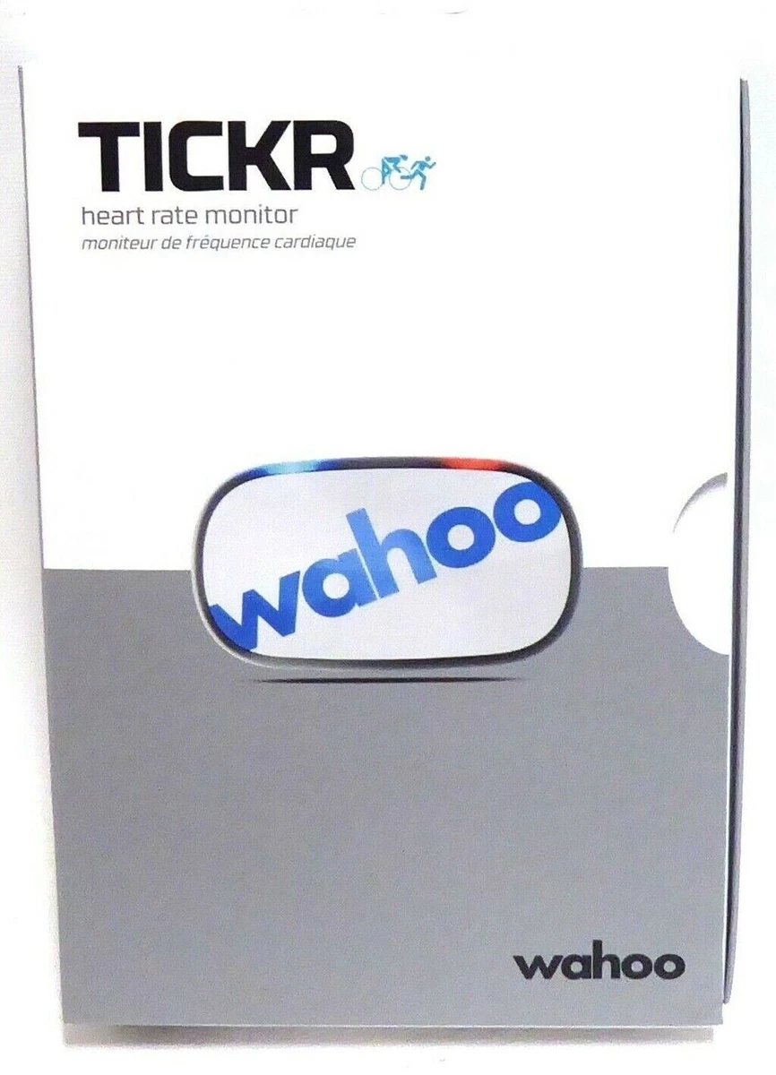 Wahoo Fitness TICKR Heart Rate Monitor, White 853988006812