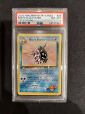 PSA 8 1st Edition Gym Heroes Misty's Cloyster