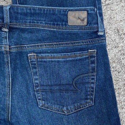 新品　アメリカンイーグル　6 28W AMERICAN EAGLE womens Stretch Kick Boot Jeans -sz 6 - 28 x