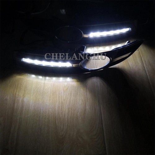 Pair For VW Passat B6 2006 2007 2008 2009 2010 LED DRL Daytime Running Light - Imagen 2 de 9