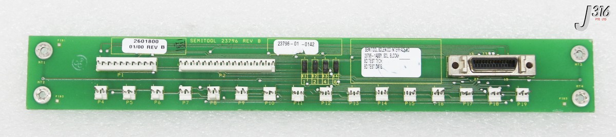 Pi(=^・・^=) 36745 SEMITOOL PCB, SOLENOID INTERFACE BD, 23796 23795-1 | eBay