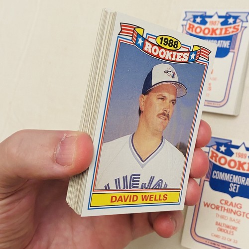 Baseball Cards 1987 1988 1989 Topps Rookies Commemorative All Complete Card Sets - Picture 5 of 10
