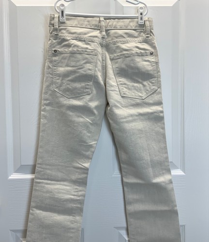 NWT Boys GAP 1969 Straight Fit Gray Ivory Black Fill Jeans Pants, SIZE 10 - Picture 11 of 17