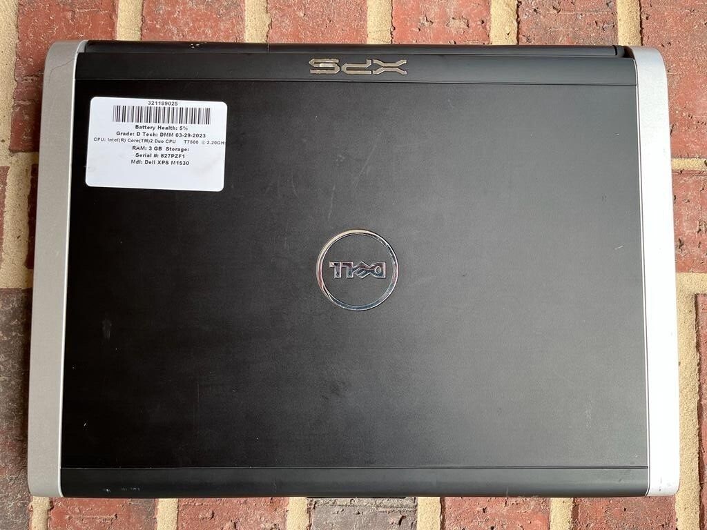 Dell XPS M1530 Laptop 15" Intel Core 2 Duo 4GB RAM - Picture 6 of 11