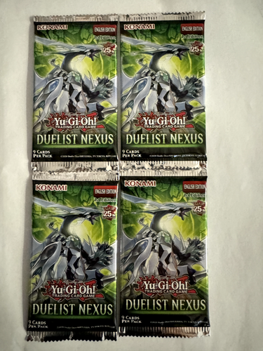 (Lot of 4) Yu-Gi-Oh! Duelist Nexus 1st Edition Booster Pack Factory Sealed #2