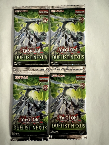 (Lot of 4) Yu-Gi-Oh! Duelist Nexus 1st Edition Booster Pack Factory Sealed #4 - Picture 1 of 1