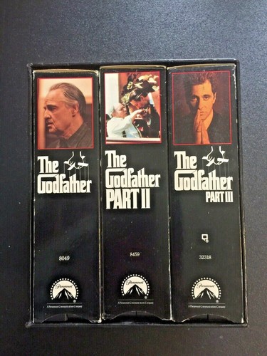 The Godfather VHS Set 1972 Paramount Pictures Dolby Hi Fi  Directors Final Cut - Bild 1 von 5