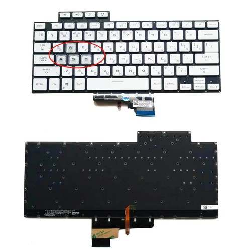 Teclado ruso para ASUS TUF F15 FX516 FX516P FX516PR FX516PM FX516PE FA516 - Imagen 4 de 4