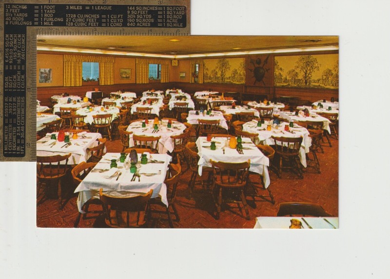 Feasterville Pennsylvania PA Buck Hotel Bucks County 1960 advertising UNPOSTED
