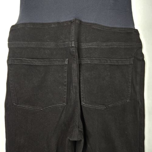 Spanx Mama Maternity Black Skinny Ankle Jean Stretch Denim Size XL - Picture 11 of 15