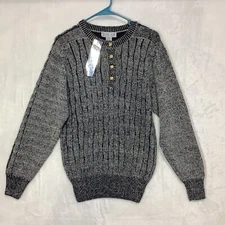 New Crystal Kobe Silk Angora Rabbit Hair Pullover sweater Womans Size Medium NWT