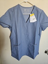 NWT FIGS Casma Three-Pocket Scrub Top Women's Small Pockets Stretch Healthcare