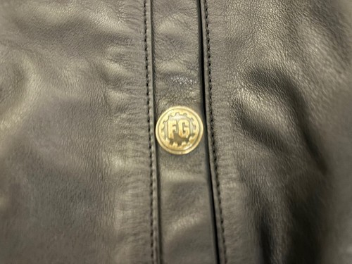 Firstgear Scout Pilot Black Leather Jacket Size 48 - Picture 5 of 12