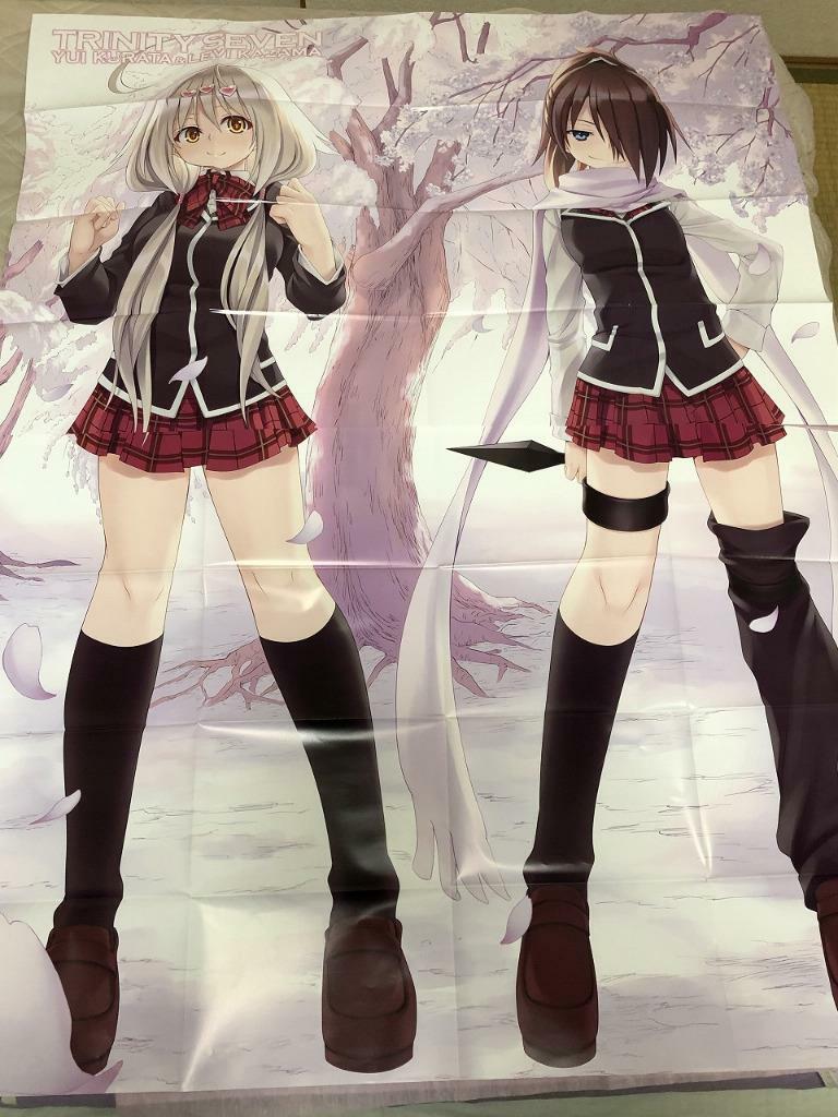 Trinity Seven YUI KURATA LEVI KAZAMA Big Posters(2pcs) Set FS +TN