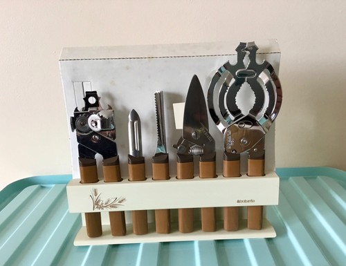 CONFEZIONE GADGET CUCINA BRABANTIA vintage/retro con rack - Nuovo - Foto 2 di 5