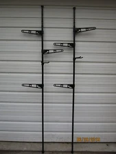 2 Hanging Station/Laundry Pole - Adjustable Floor to Ceiling Fits 63" - 114" 