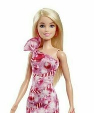 Barbie Target Holiday Doll 2021 Doll in  Red & White Candy Cane Dress New