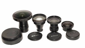 RARE ENSEMBLE OBJECTIFS NIKON CONVERTER