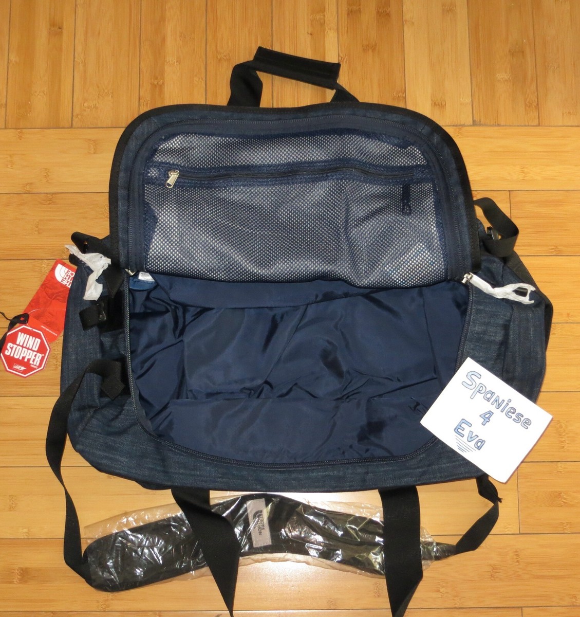 BRAND NEW Supreme x The North Face denim medium basecamp duffle