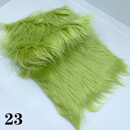 Luxury 8cm Long Hair Faux Fur Fabric Patchwork Sewing Material Home Decoration - Picture 35 of 47