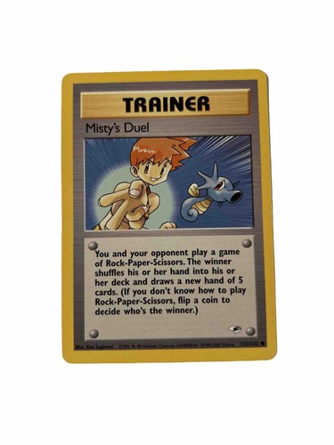 Pokémon TCG Misty's Duel Gym Heroes 123/132 Regular Unlimited Common - Picture 1 of 2
