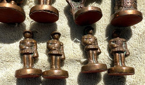 VINTAGE BRASS CHESS SET -- AS PICTURED - Picture 14 of 21