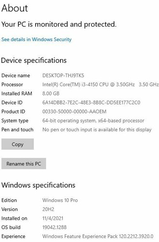 Optiplex 9030 AIO i3, 8GB, 250GB SSD, Windows 10 Pro, no Stand (free ship) - Picture 9 of 10