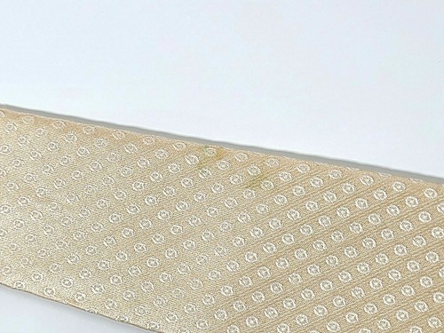 DONALD J. TRUMP SIGNATURE COLLECTION Ivory White Geometric President Luxury Tie - Picture 8 of 9
