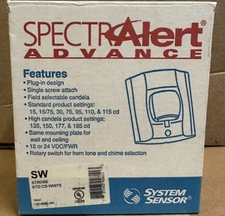 SYSTEM SENSOR SW STROBE WHITE