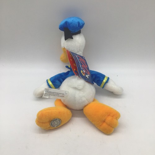 Walt Disney World “Donald Duck” 100 YEARS OF MAGIC Bean Bag W/Tags & Foot Coin - Picture 6 of 11