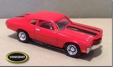 Vincent Wheels Hurricane Chrome (C & D) W/TIRES FOR TJET Slot Cars