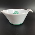 Ceramic Citrus Manual Juicer Reamer by Main Street White / Green
