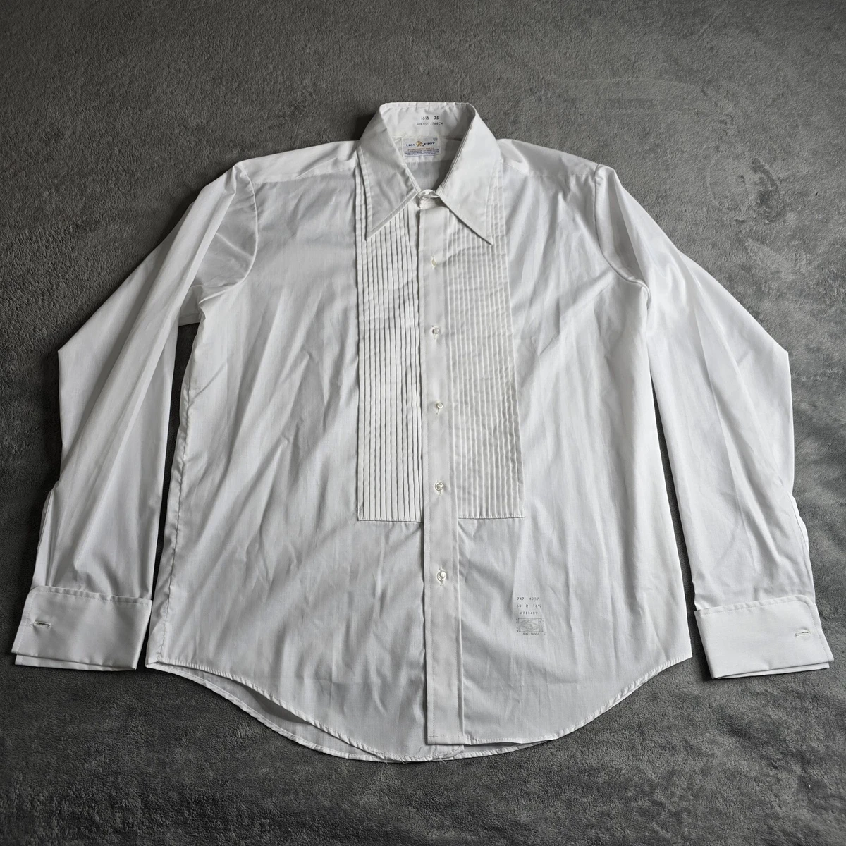 White Vintage Dress Shirts for Men for sale - eBay