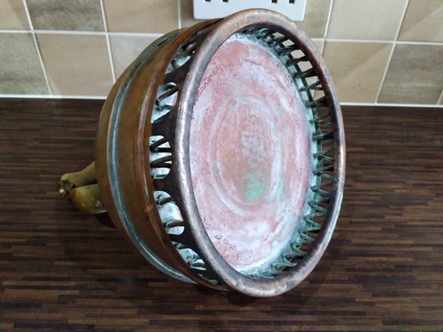 Kettle for gas stove / hob vintage fast boil copper coloured wood top handle - Picture 8 of 10