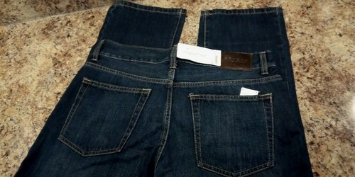 Men's Sonoma Straight Fit Straight Leg Opening Cotton Blue Jeans 30x32 - Picture 3 of 24