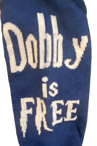 NEU Harry Potter ""Dobby ist kostenlos"" Dobby-Socken Film Warner Bros. BLAU Einheitsgröße - Bild 2 von 4