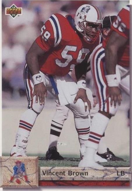 1992 Upper Deck Vincent Brown #193 - 1 of 2