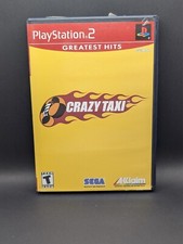 Crazy Taxi PS2 (Sony PlayStation 2, 2002) Complete Tested Working SEGA
