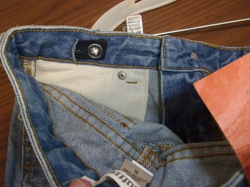 RuffHewn sz 10 kids adjustable waist jeans bootcut - Picture 4 of 4