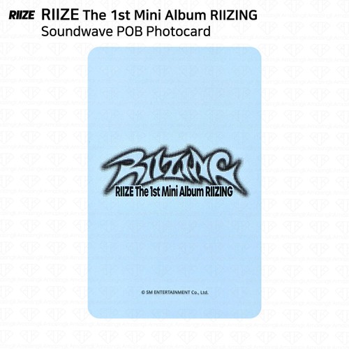 RIIZE The 1st Mini Album RIIZING POB Photocard Soundwave Apple Music Makestar - Picture 32 of 104