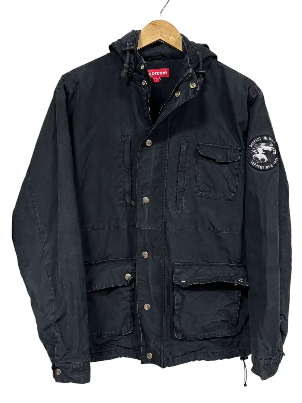 Veste parka boutonnée Supreme Respect The Wild 2007 taille L