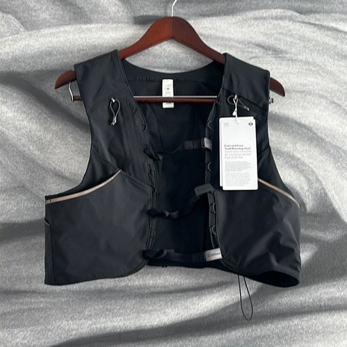 Lululemon Fast and Trail Running Vest size L/XL NWT BLACK $138 - Picture 2 of 7