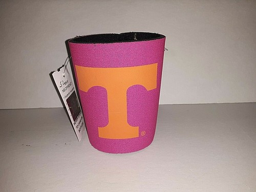 Tennessee Volunteers Round Pink NCAA Can Koozie - Bild 1 von 2