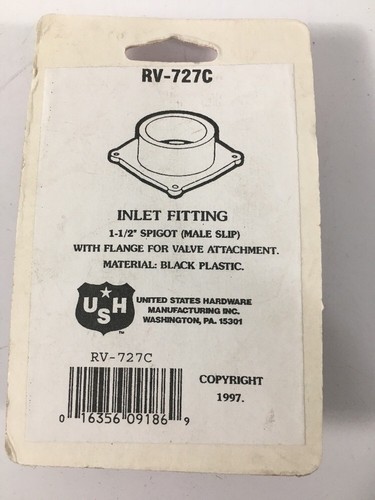 U.S. Spigot 1 1/2" Male Split w/ Flange RV-727C (PF1) - Picture 3 of 3