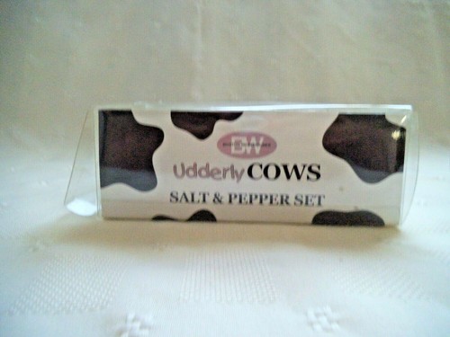 MUCCHE UDDERLY ~ NUOVO CON SCATOLA 2010 ~ SHAKER SALE E PEPE - Foto 1 di 5