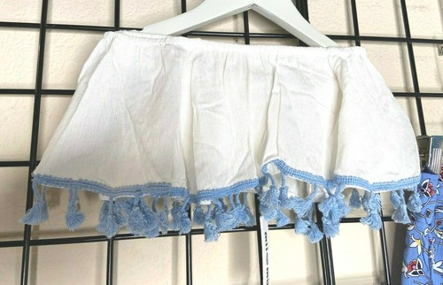 NEW NWT White & Blue Floral Beautiful RICH CUTE Pant SET-Mii love Mu 5Y fit 5/6Y - Picture 7 of 12