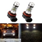 2x H8 H11 100W LED Fog Light Bulbs High Brightness Universal Car External Bulbs