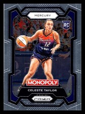 2024 Panini Prizm Monopoly WNBA #66 Celeste Taylor RC - Phoenix Mercury Rookie