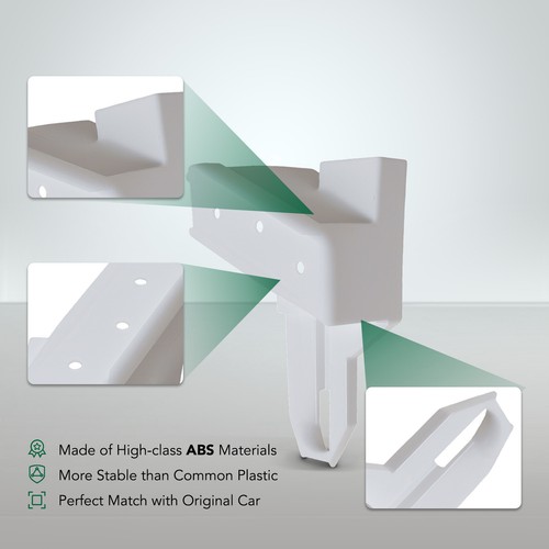 Plastic Bumper Bracket for Mitsubishi Lancer 2008 2009-2017 Front Passenger Side - Picture 4 of 8