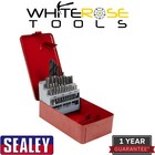 Sealey Metric Tap Drill Bit Set Storage Case 28pc